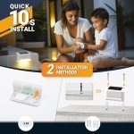 SOLPEX Solar Fence Lights Outdoor 16 Pack, Solar Step Lights Waterproof Led Solar Lights for Outdoor Stairs, Deck, Fence, Yard, Patio, and Balcony(Warm White)