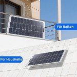 100W 12V Bifacial Monocrystalline Solar Panels (2 PCS)