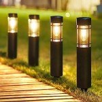 ENSLI Solar Pathway Lights Outdoor, 8Pack Upgraded Solar Outdoor Lights Waterproof, Up to 12 Hrs Solar Garden Lights Outdoor Solar Landscape Lights for Outside Yard Patio Garden Walkway Driveway Decor