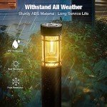 ENSLI Solar Pathway Lights Outdoor, 8Pack Upgraded Solar Outdoor Lights Waterproof, Up to 12 Hrs Solar Garden Lights Outdoor Solar Landscape Lights for Outside Yard Patio Garden Walkway Driveway Decor