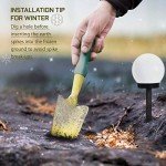 Solar Lights Outdoor, 8 Pack LED Solar Globe Powered Garden Light Waterproof for Yard Patio Walkway Landscape In-Ground Spike Pathway, Cold White