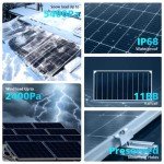 SUNGOLDPOWER 8PC 460W Monocrystalline Solar Panels