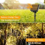 Extra-long 288FT 800LED Solar Fairy String Lights, 4-Pack 72FT 200 LED Outdoor Twinkle Lights Waterproof, 8 Lighting Modes, Warm White Copper Wire Lights for Deck Backyard Tree Garden Fence Pool Party