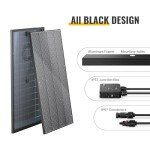 BougeRV 600W Bifacial Monocrystalline Solar Panel