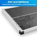 Nicesolar 100W Bifacial Monocrystalline Solar Panel