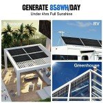 400W Bifacial Solar Panels for Off-Grid Power