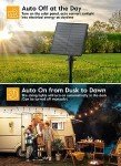 Brightown Outdoor Solar String Lights Waterproof 58FT with 25 Shatterproof ST38 LED Bulbs, 2700K Solar String Lights with Remote, Solar String Lights for Outside, Camping, Yard, Party Decor