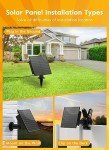 Brightown Outdoor Solar String Lights Waterproof 58FT with 25 Shatterproof ST38 LED Bulbs, 2700K Solar String Lights with Remote, Solar String Lights for Outside, Camping, Yard, Party Decor