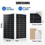 400W Bifacial Solar Panels for Off-Grid Power