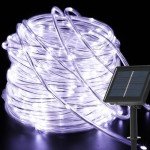 Solar Rope Lights Outdoor Waterproof, 39FT 100LED Outdoor String Lights Clear PVC Tube Fairy Lights, 8 Modes Trampoline Lights for Pool Tree Garden Yard Home Camping Wedding Halloween Holiday Decor