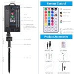 Nazuwke 33FT Solar Rope Lights Outdoor Waterproof, 18 Colors Changing Fairy String Light USB & Solar Powered with Remote, 100 LEDs Multicolor Trampoline Light Rope Lighting for Outside Christmas Party