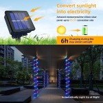 Solar Rope Lights Outdoor Waterproof, 39FT 100LED Outdoor String Lights Clear PVC Tube Fairy Lights, 8 Modes Trampoline Lights for Pool Tree Garden Yard Home Camping Wedding Halloween Holiday Decor