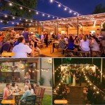 Bdrofn 100FT Solar String Lights Outdoor Waterproof, Solar Patio Lights with Remote Control & 30+2 Dimmable ST38 Edison Bulbs Shatterproof,Solar Powered String Lights for Outside Garden Backyard