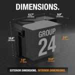 NOCO Snap-Top BG24 Battery Box for 12V Batteries