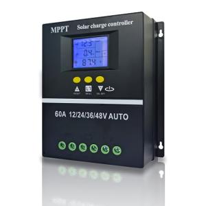 80A MPPT Solar Charge Controller with LCD Display