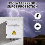 Elnuimex 6 String Solar Combiner Box with Breaker