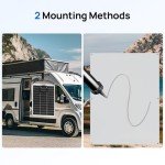 ECO-WORTHY 130W Flexible Monocrystalline Solar Panel