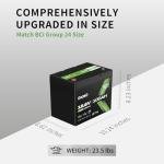 OKMO 12V 100Ah LiFePO4 Lithium Battery for Solar