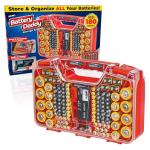 Battery Organizer Storage Case with Tester – Holds 180