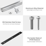 Anbte Solar Panel Mounting Bracket Kit - 6 Pcs