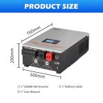 6000W 48V Hybrid Solar Inverter with MPPT Controller