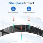 ECO-WORTHY 130W Flexible Monocrystalline Solar Panels