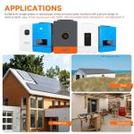 Solar PV Combiner Box with Circuit Breakers and Surge Protection