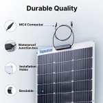 Flexible 100W 12V Monocrystalline Solar Panel