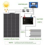 200W Flexible Monocrystalline Solar Panel for Off-Grid