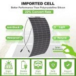 300W Flexible Solar Panel for RVs and Campers