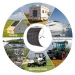 200W Flexible Monocrystalline Solar Panel for Off-Grid