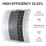 DOKIO 400W Flexible Solar Panel Kit for RVs