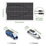 200W Flexible Monocrystalline Solar Panel for Off-Grid