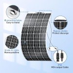 300W Flexible Solar Panel for RVs and Campers
