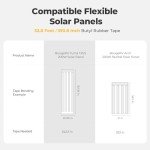 Flexible Waterproof Solar Panel Installation Tape, 32.8ft