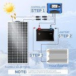 300W Flexible Solar Panel for RVs and Campers
