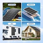 300W Flexible Solar Panel for RVs and Campers