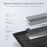 BougeRV 200W Flexible Solar Panel for RVs