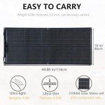100W Flexible Monocrystalline Solar Panel - Lightweight & Bendable