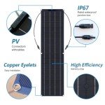 400W Flexible Solar Panel Kit with Controller