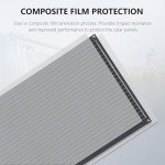 100W Flexible Monocrystalline Solar Panel - Lightweight & Bendable