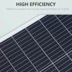 100W Flexible Monocrystalline Solar Panel - Lightweight & Bendable