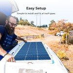 100W Monocrystalline Solar Panel for Off-Grid Use