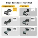 BougeRV 200W Flexible Solar Panel with Pre-Punched Holes