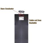 Lensun 55W Flexible Black Solar Panel for RVs