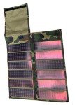 10W Foldable Solar Panel in Woodland Camouflage