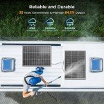 200W Solar Panel 12V - 2 Pack High Efficiency