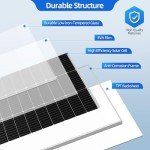 100W Monocrystalline Solar Panel for Off-Grid Use