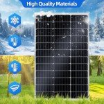 100W Monocrystalline Solar Panel for Off-Grid Use