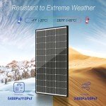 200W High-Efficiency Solar Panels for Off-Grid Use